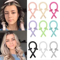Heatless Curling Rod Headband Silk Curls Ribbon Hair Rollers Sleeping Soft Headband Lazy Hair Curlers Hair Styling Tools 1