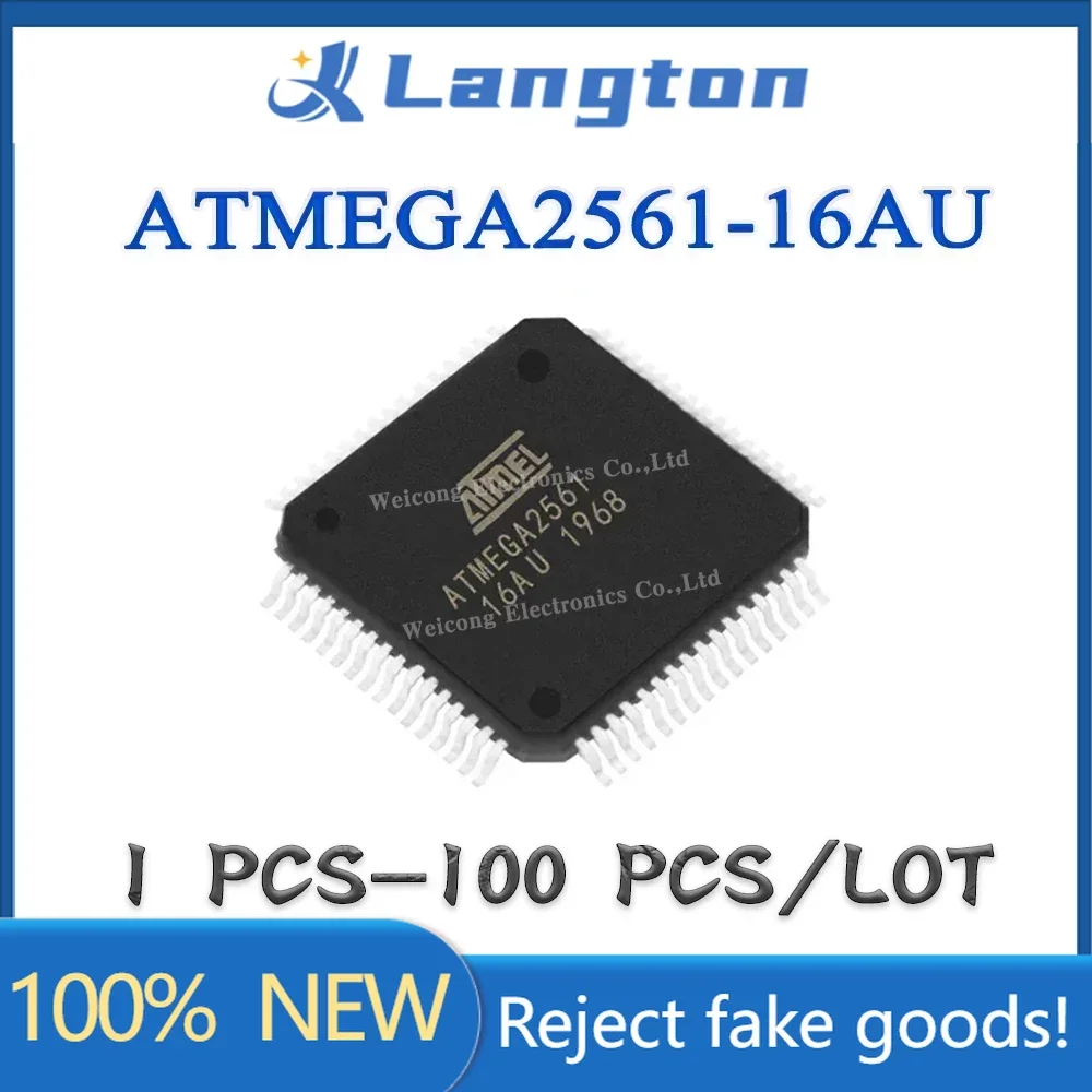 

ATMEGA2561 ATMEGA2561-16AU ATMEGA2561-16A ATMEGA новая Оригинальная микросхема IC MCU