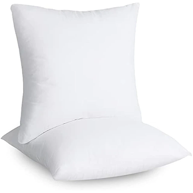 Utopia Bedding Throw Pillows Insert Pack of 2 White - 18 x 18 Inches Bed and 