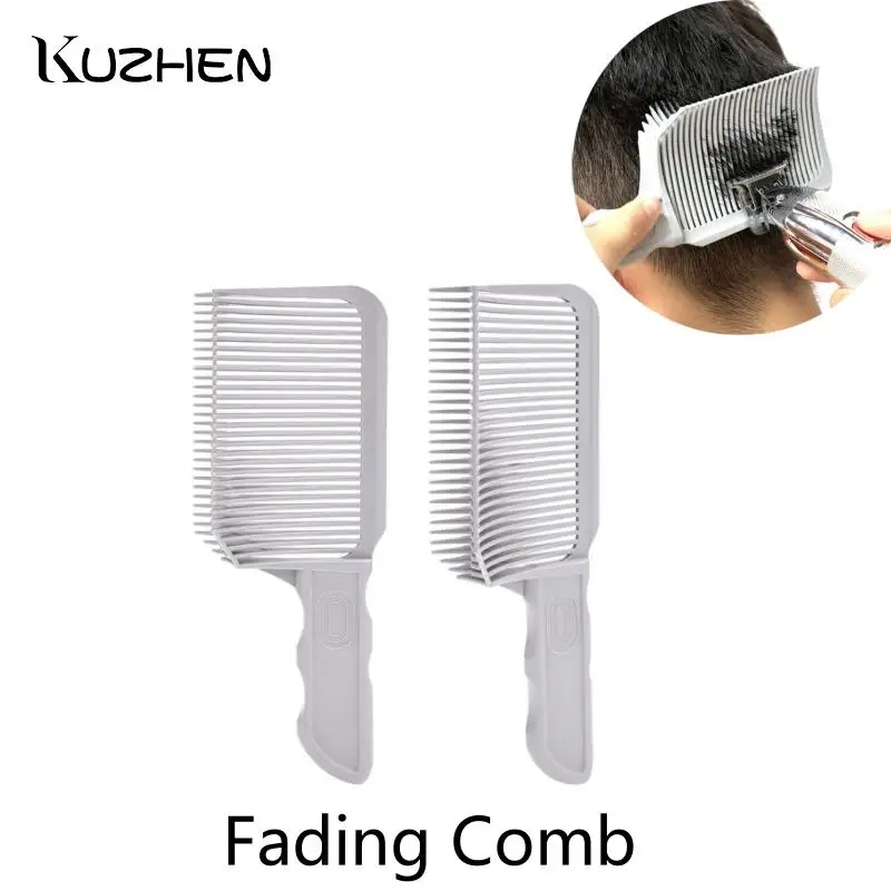 

Fading Comb Professional Barber Clipper Blending Flat Top Hair Cutting Comb For Men Heat Resistant Fade Brush
