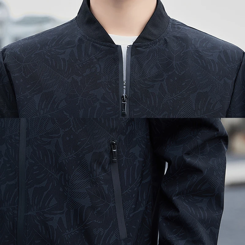 2024 Spring Autumn Jackets Fashion Outdoor Sports Windproof Jackets Men's Clothing Zipper Military Casual Jackets Men's Tops