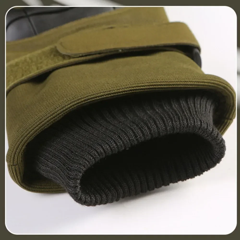 Winter Warm Thick Skiing Full Finger Gloves Touchscreen Outdoor Hunting Protection Mountaineering Gloves for Ski Motorcycle Bike 4