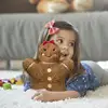 40cm Gingerbread Man Plush Pillow Cushion Gingerbread House Throw Pillow  Room Decor Plushies Children Birthday Christmas Gifts 4