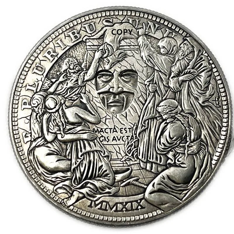 可動式メカニズムのチャレンジコイン,素敵な芸術,顔の変更