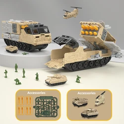 Deluxe Military Playset: Armored Vehicles, Aircraft, and Soldier Figures - Ultimate Gift (Brown)
