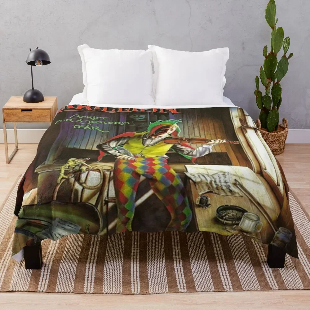 

Marillion Throw Blanket Flannel Fabric Vintage Hair Large Blankets
