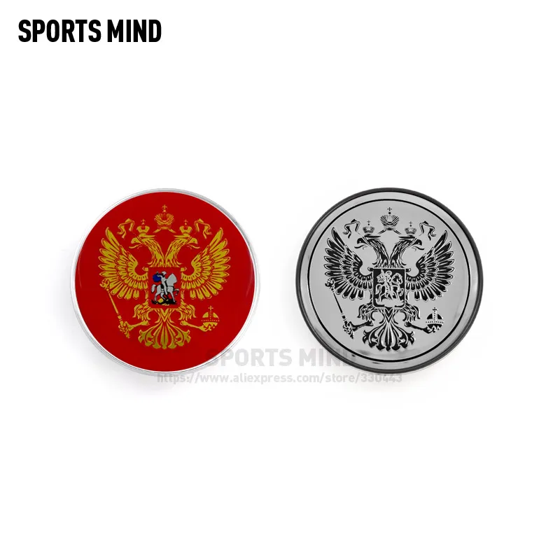 4PCS/Lot 60MM Car Wheel Center Hub Caps for the Russian national emblem Emblem Wheel Center Cap label car styling accessories