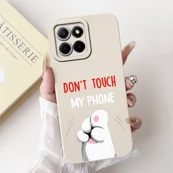 Cute Panda Shockproof Silicone Phone Case - Soft Animal Design Cover for Honor X6 X6s (Case-c01)