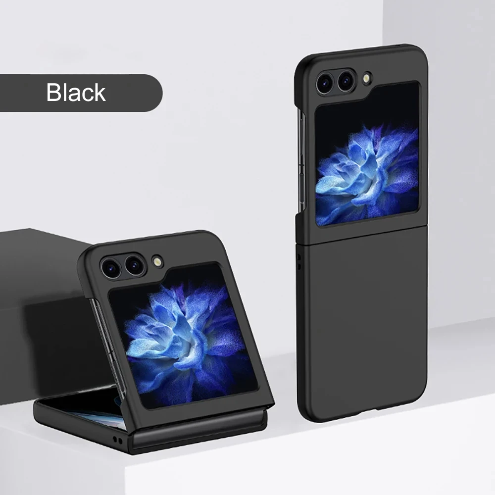 Foldable Screen-Friendly Case with Full Lens Protector - Skin-Friendly Back Cover