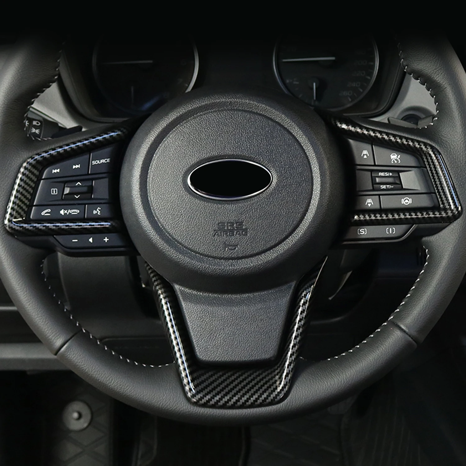 

3 шт., пластиковые накладки на руль для Subaru Crosstrek GU 2023 2024
