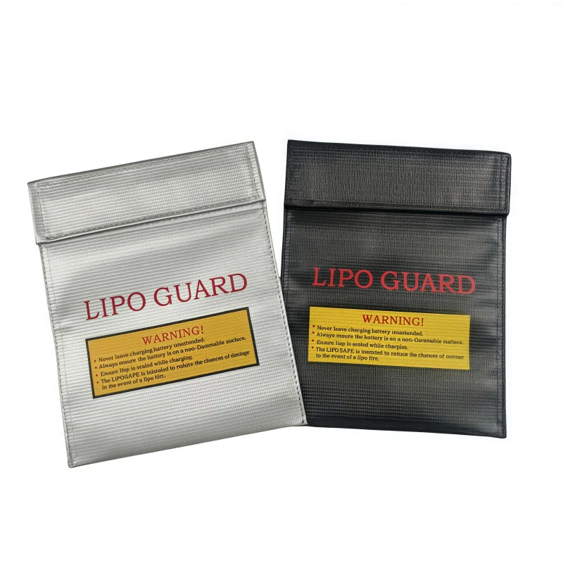 Sac Ignifuge pour Batterie Lipo RC - Protection Sécurité Charge et Stockage 23x30cm