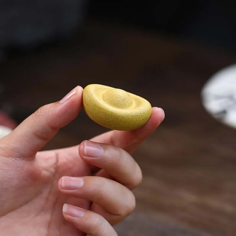 차 액세서리 원보 소형 장식품 창의적인 수제 차 세트 차놀이 휴대용 액세서리 장식 공예품