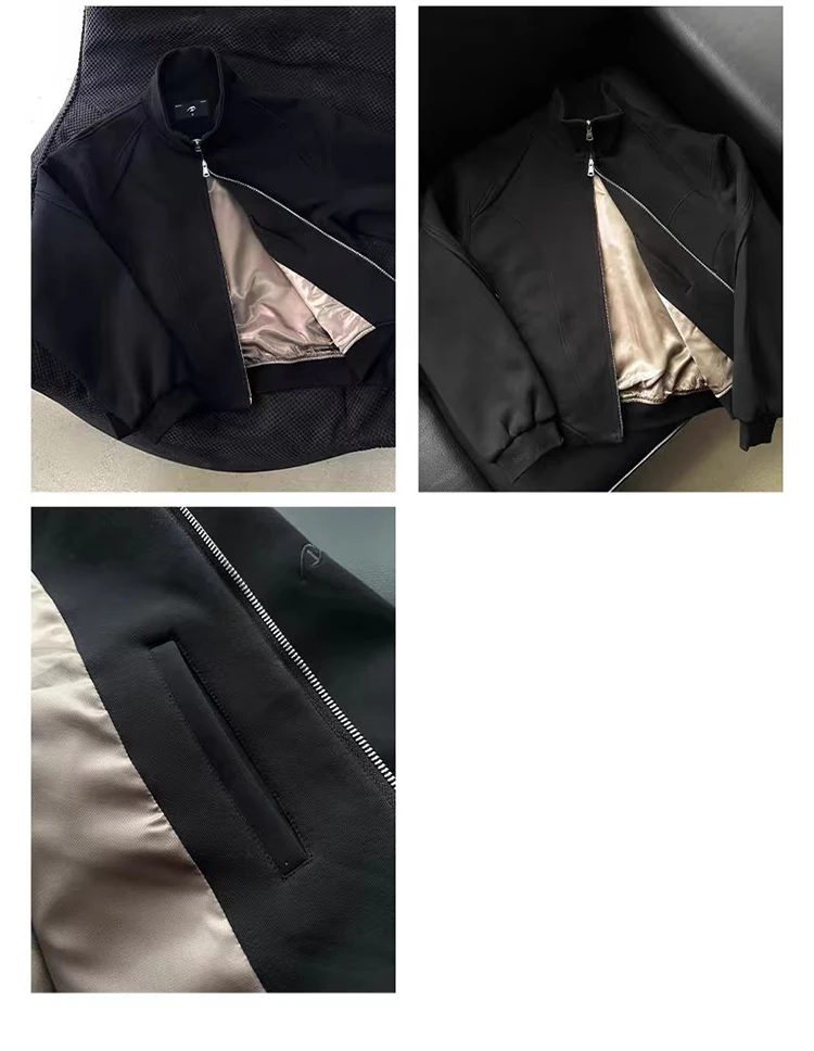 C  25ss Commuter space cotton jacket curved separation line design casual minimalist cleanfit