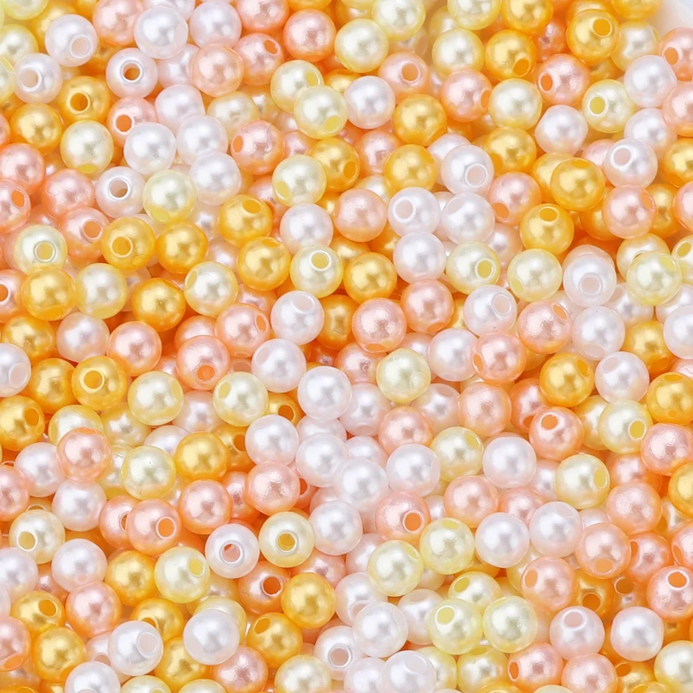 Colorful Acrylic Pearl Beads