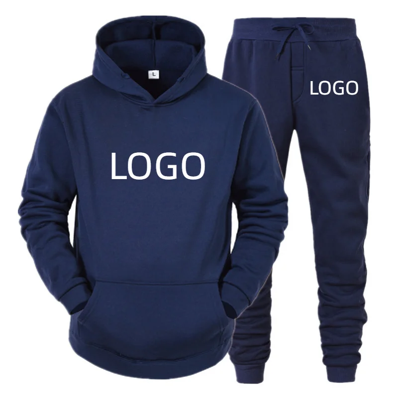 

Custom Logo Women 2 Piece Set Solid Print Home Loose Fashion Streetwear Female Clothing Tracksuit Causal
