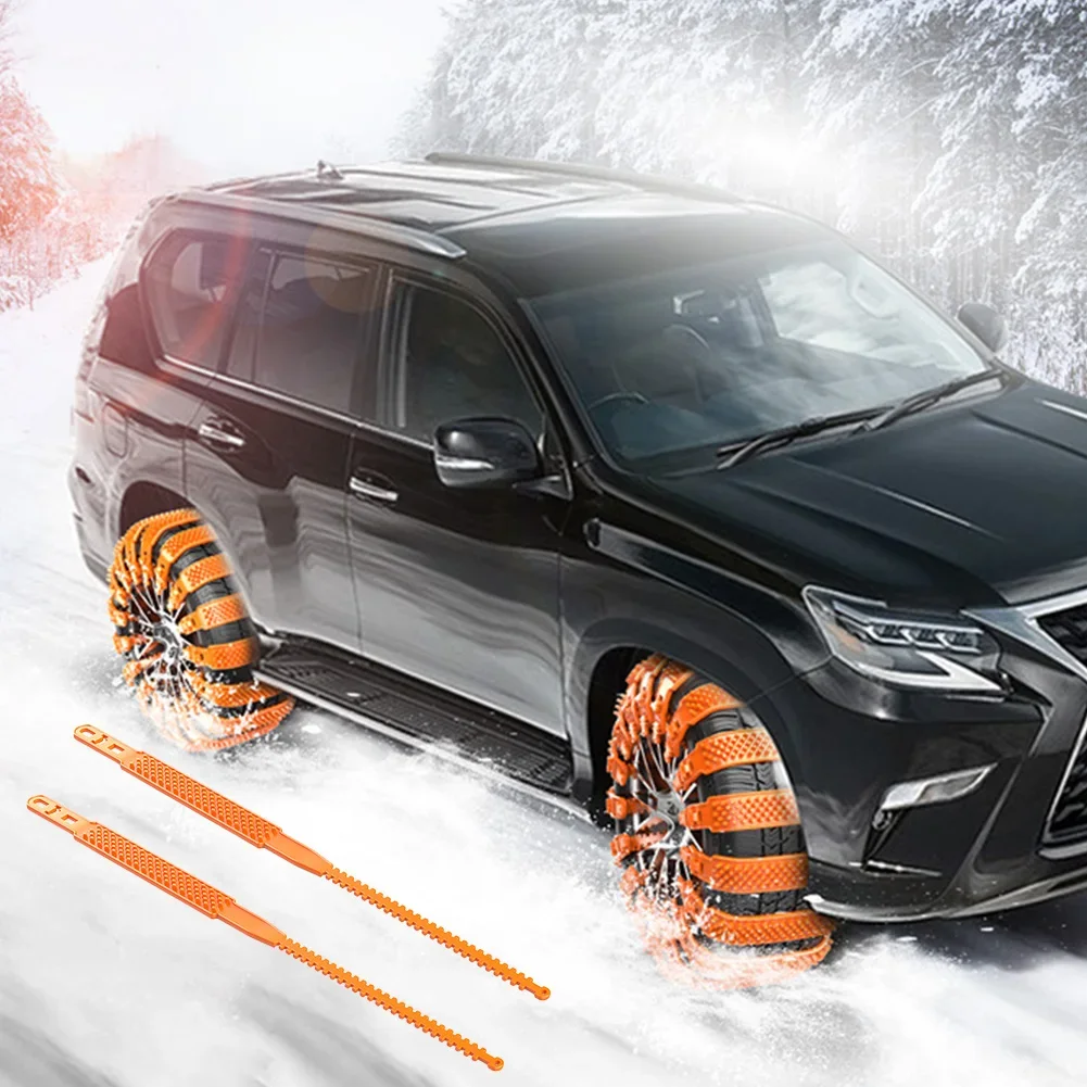 Car Tires Anti-skid Chain Thicken Winter Wheels Chains Strong Toughness Tire Nonskid Chain Truck SUV Off Road Accessories