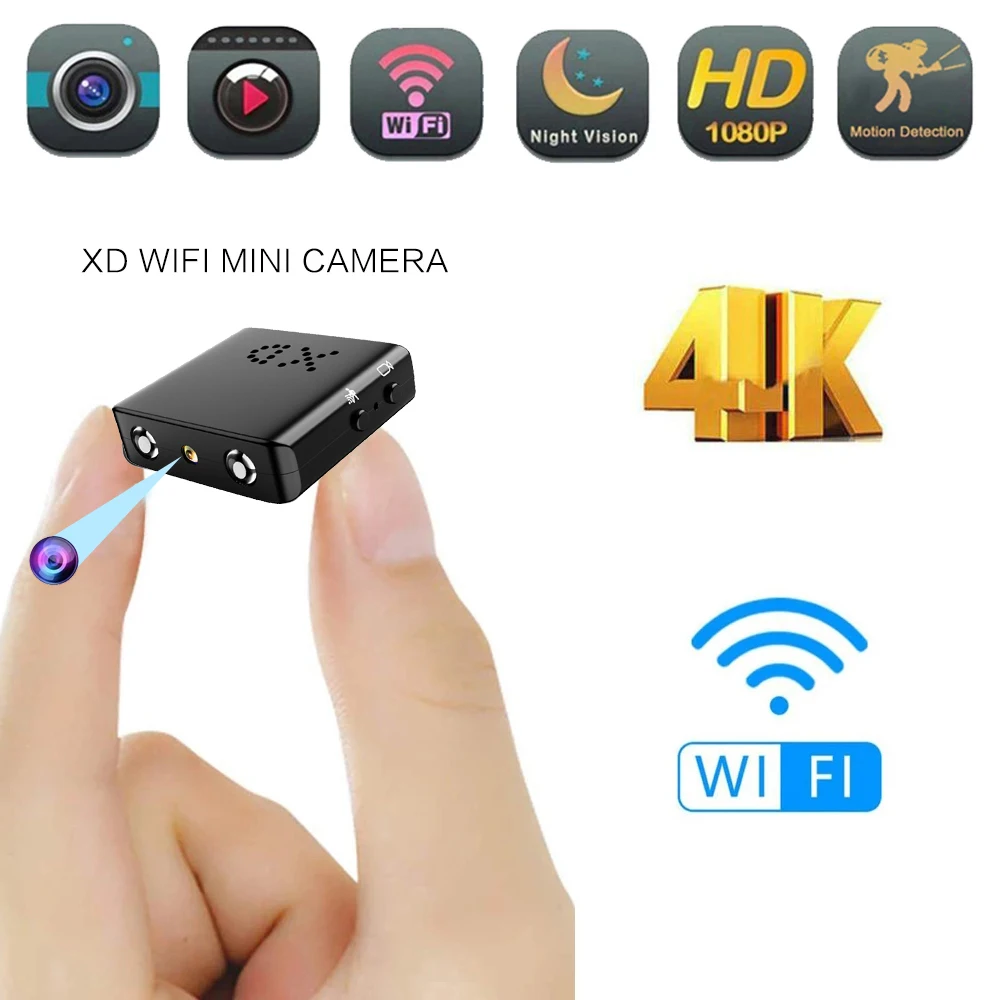 Description Picture 2 of itemFull HD 1080P Mini IP Cam XD WiFi Night Vision Camera IR-CUT Motion Detection Security Camcorder Video Recorder