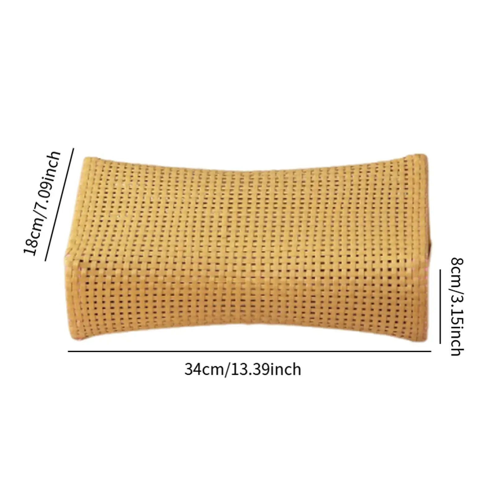 Sauna Pillow Imitation Rattan Sauna Headrest Pillow for SPA Bathroom Bathing