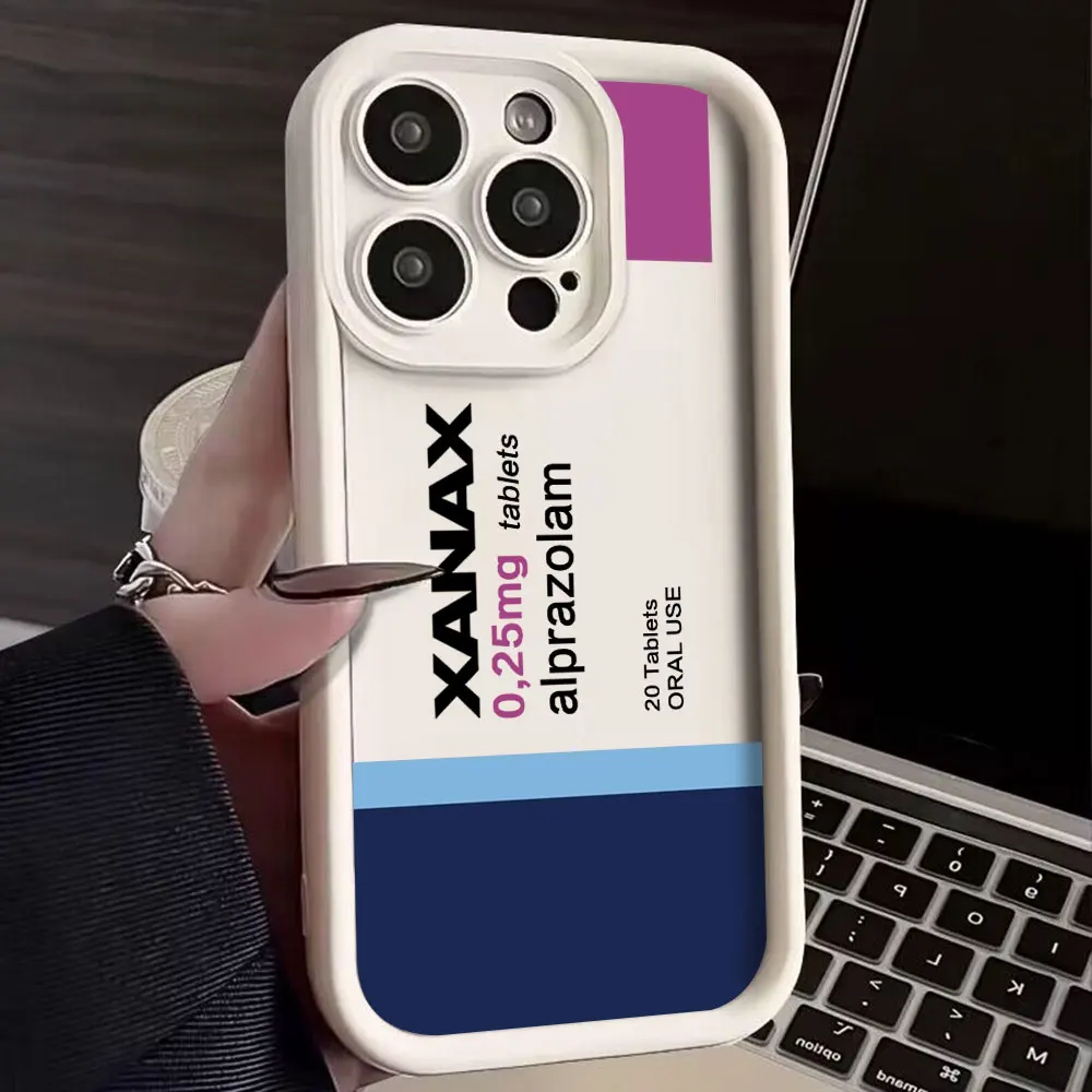 XANAX Chill Pill Soft Silicone TPU Phone Case