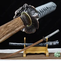 103cm Japan Wood Katana Iaido Training Props Wood Sword Bushido Training Cassia Siamea For Cosplay 1