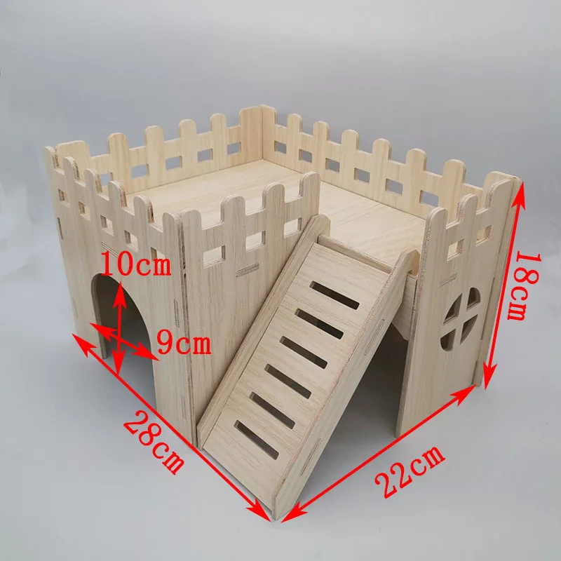 Solid wood house