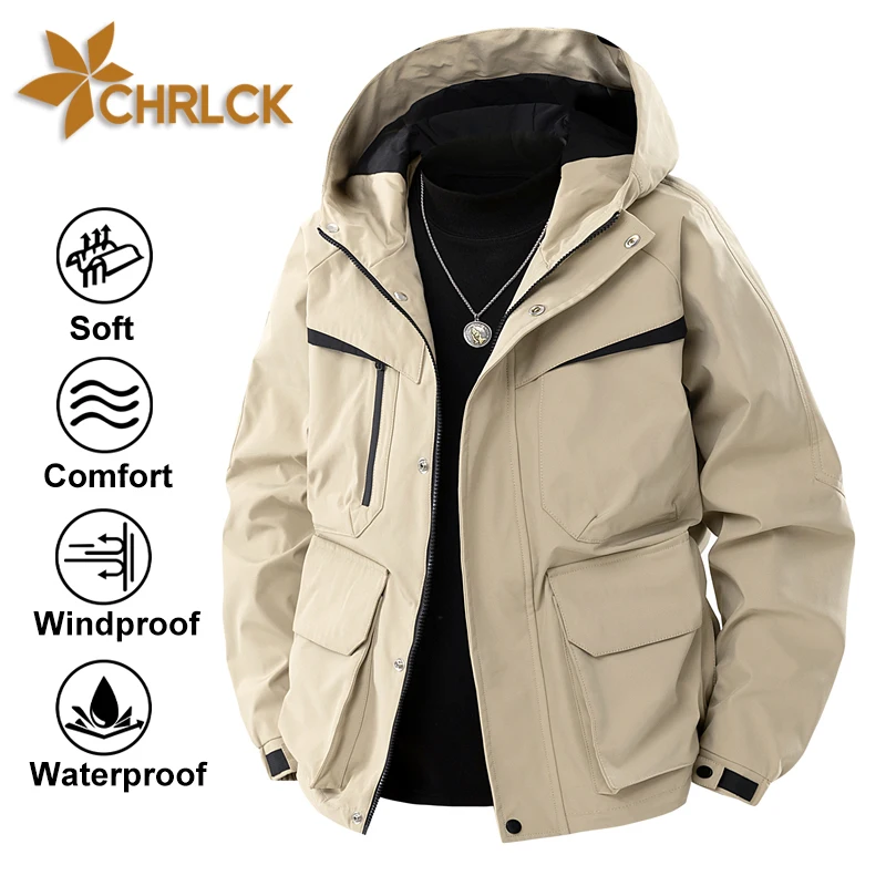 Unisex Hiking Jacket Waterproof Windbreaker for Outdoor Activities