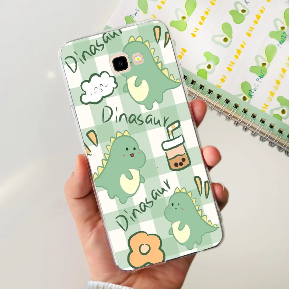 Elegant Printing Soft Silicone TPU Slim Cover for Samsung Galaxy J4 Core and J4 Plus