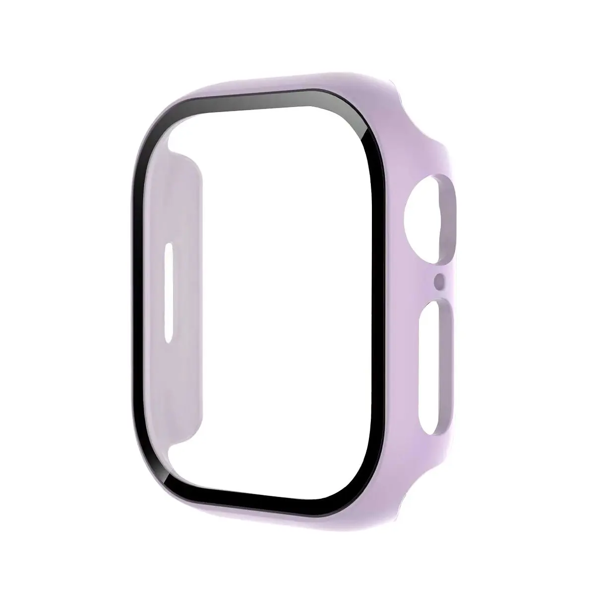 Frosted Matte Frame with Glass Screen Protector - Drop-Proof Case