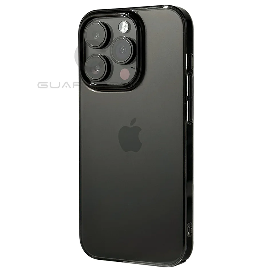 Sleek Ultra Thin Crystal Clear Matte Phone Case with Hard PC Back Cover