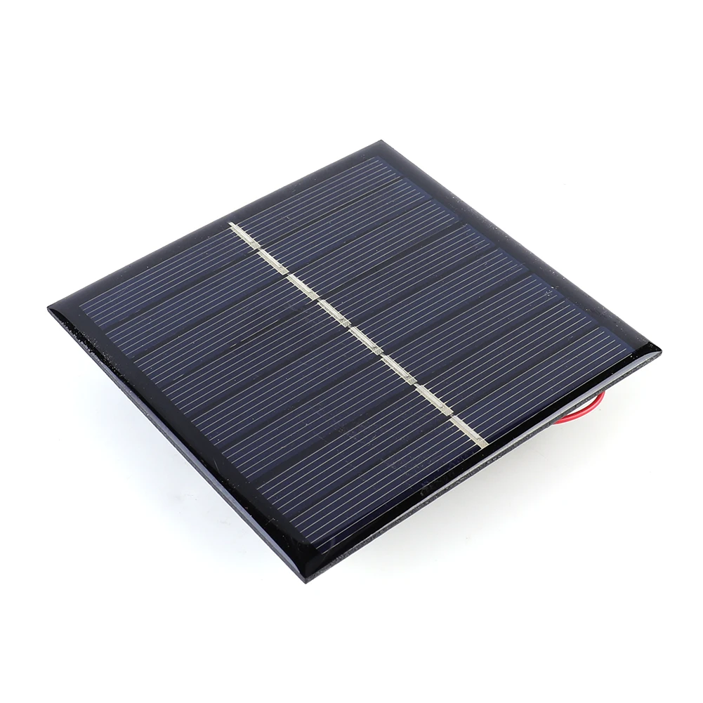 2W 4V Solar Charging Panel Photovoltaic Cells Solar Plate for 1.2V 2xAA Rechargeable Battery Charging for Solar Light