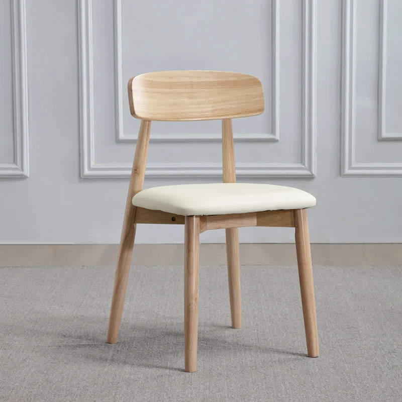 

Wood Nordic Dining Chairs Modern Leather Space Saving Designer Unique Dining Chairs Comfort Cadeiras De Jantar Outdoor Furniture
