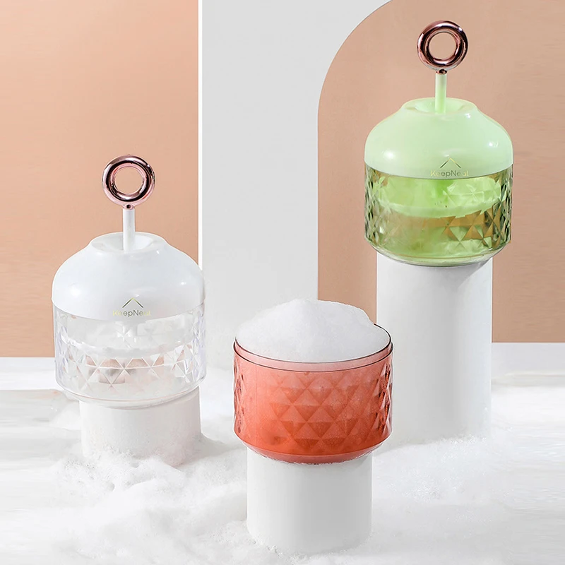 

Facial Cleanser Bubbler Shampoo Bubbler Wash Face Shampoo Foam Press Automatic Rebound Cleansing Foam Cup