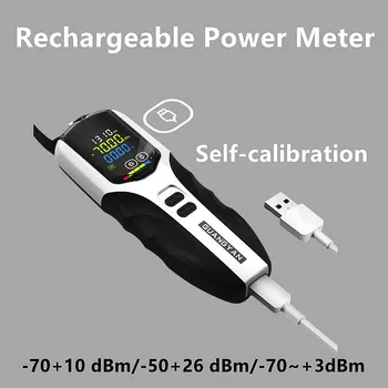 광섬유 파워 계량기 FTTH 컬러 LCD 스크린, 고정밀 충전식 휴대용 미니 OPM, LED 조명 포함, G7, 신제품