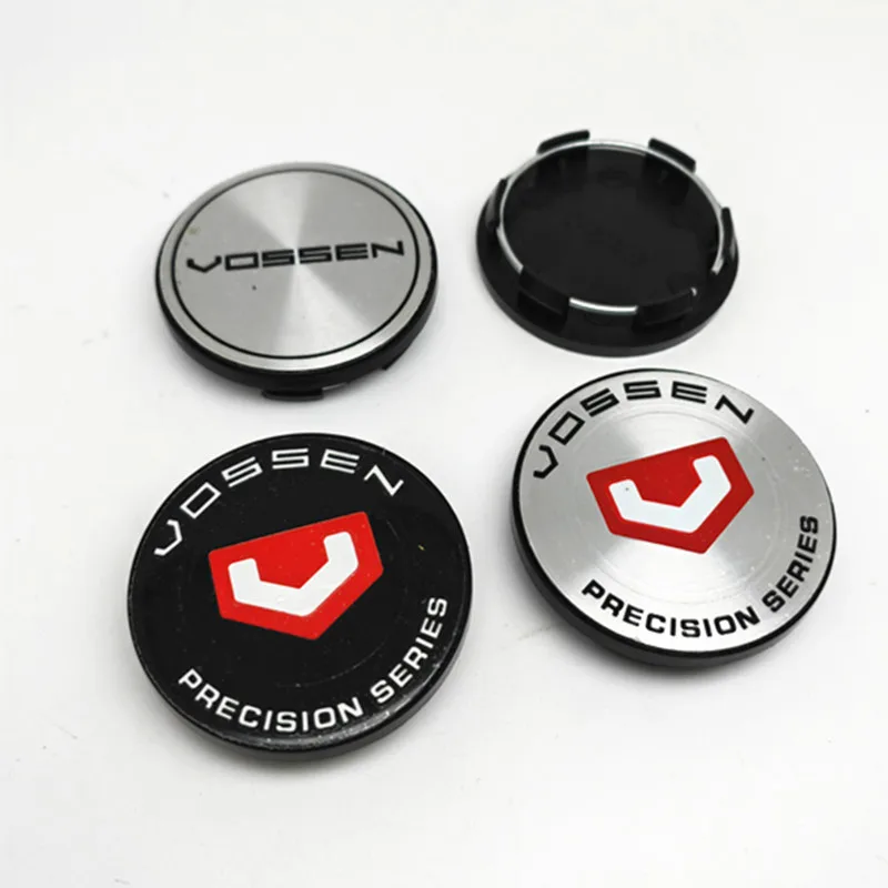 4 Pezzi 50Mm 45Mm Vossen Coprimozzo Centrale Ruota Tappi Cerchioni Auto Sostituire Copertura Antipolvere Coprimozzo