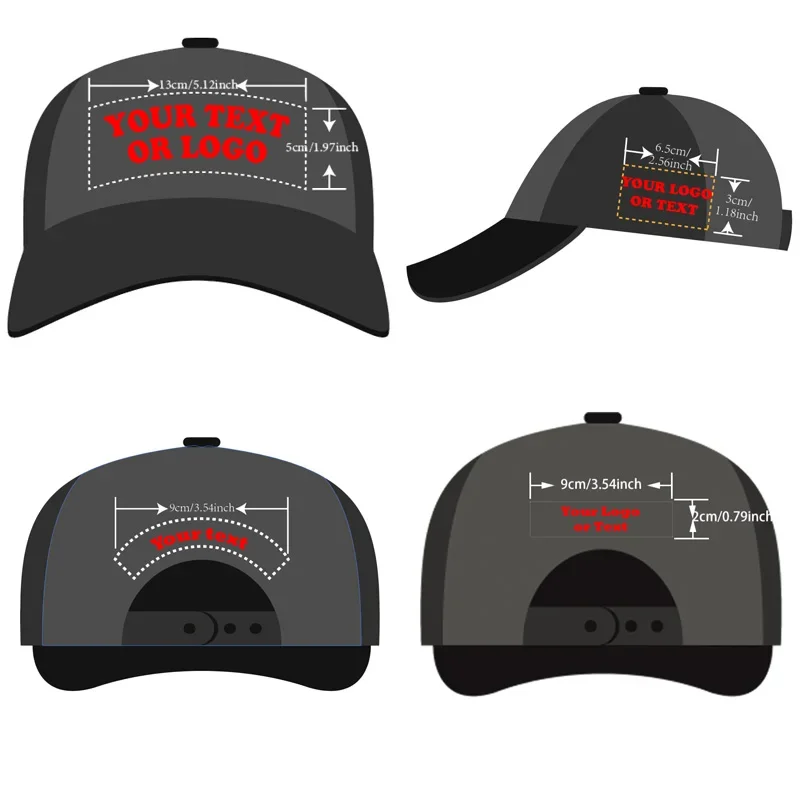 EMROJENTIA Custom Embroidered Caps and Hats - Personalized Logo or Text- - Ideal for Business, Events, and Gifts 5