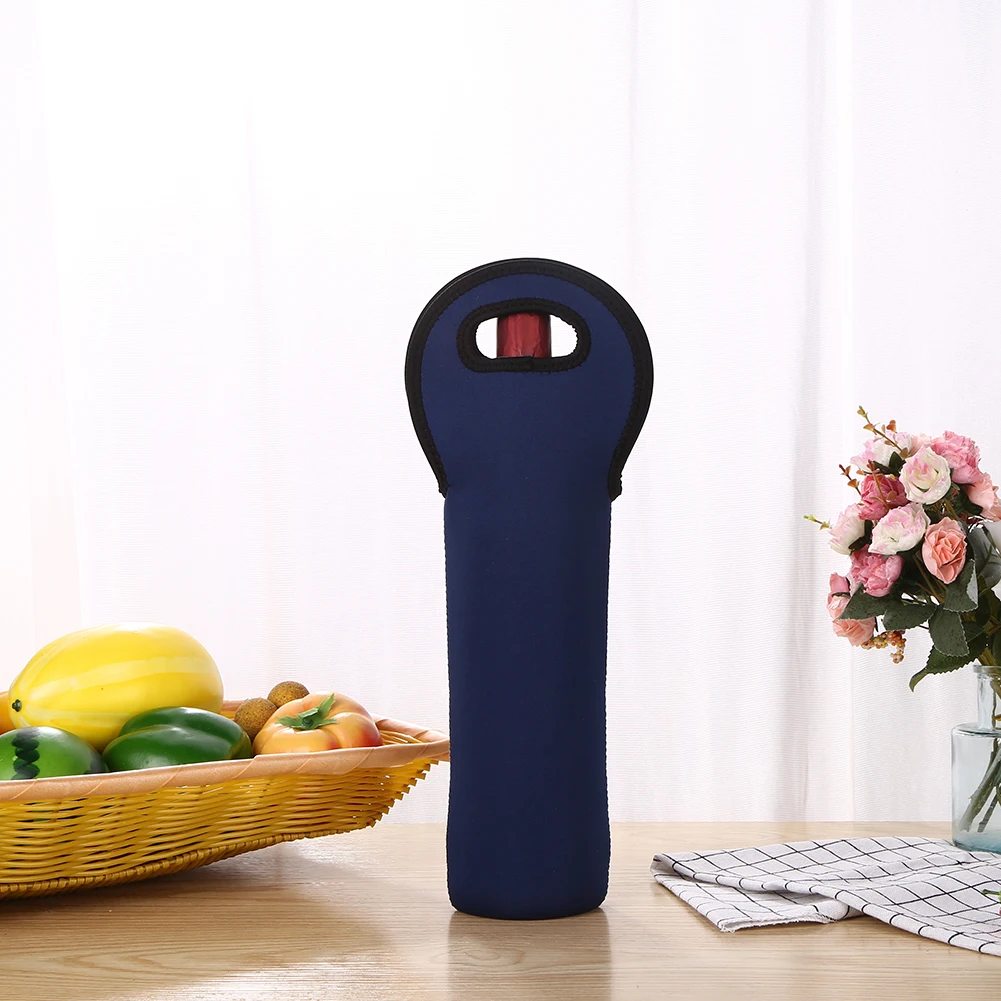 Portable Outdoor Camping Red Wine Bottle Cover Comfortable Beer Drinks Sleeve