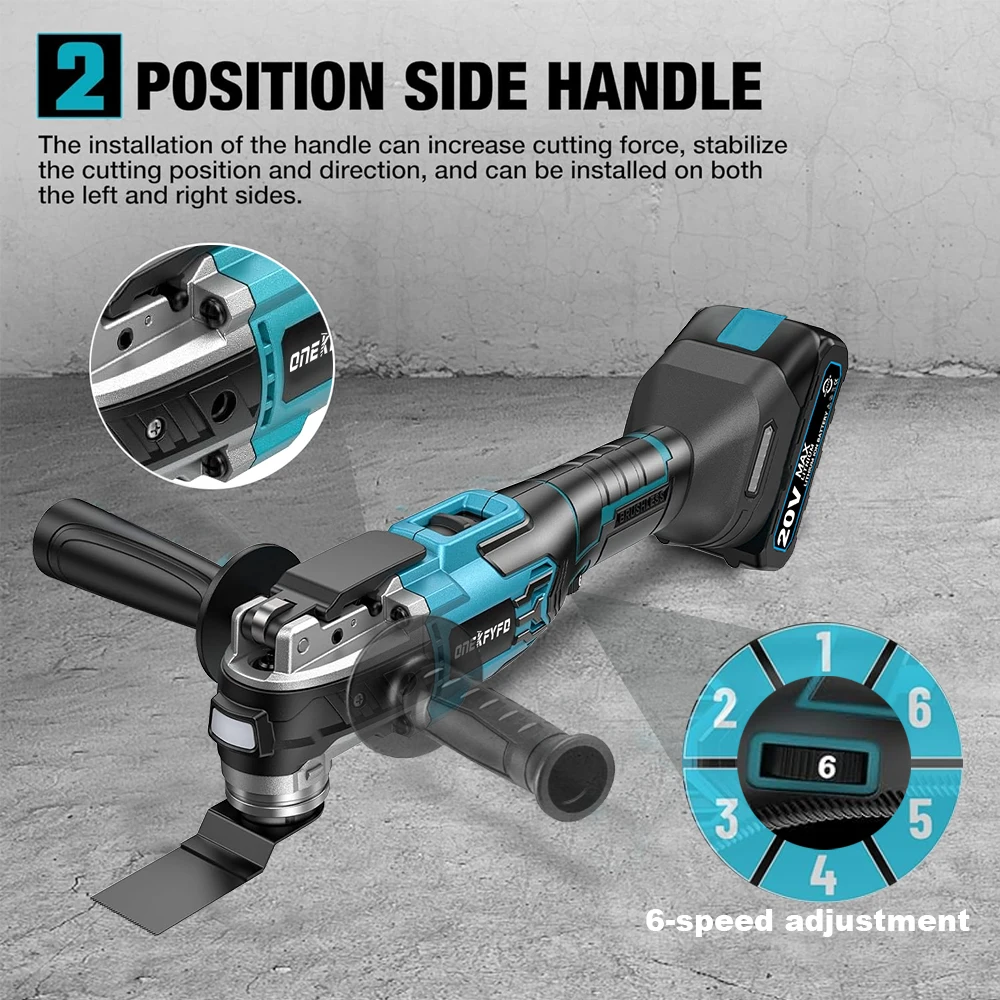 Electric Brushless Oscillating Variable Speed Trimmer Saw Renovation Power Machine Multi-function Tool For Makita 18V Battery electric pruning saw electric trimmer electric multi tool
