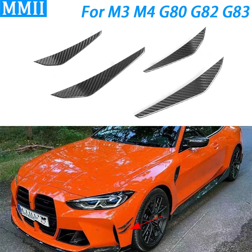 

Передний бампер из углеродного волокна для BMW G80 M3 G82 M4 2022-2023