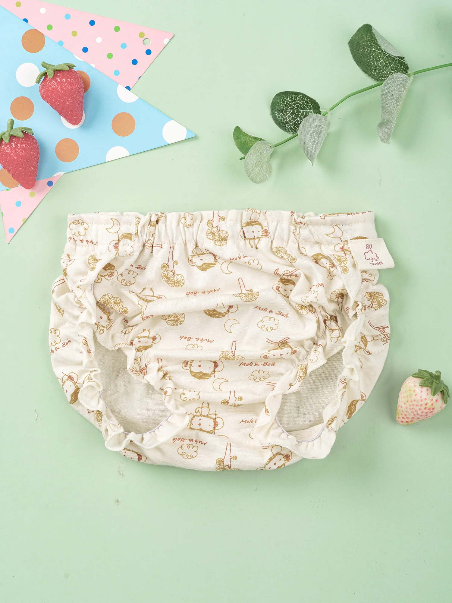 6M-18M Infant Baby Boys Girls Unisex Brief Bread Pants Diapers Cover for Kids Daily Casual Wear Child Under Dress Wear Costume