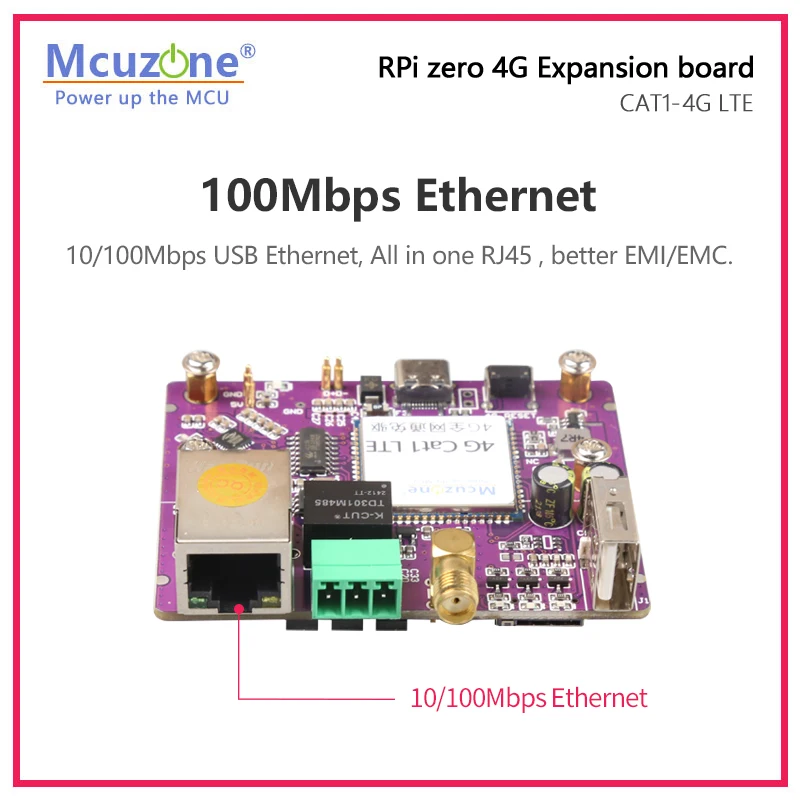 : RPi0_RS485CAT1,ZERO CAT1 4G LTE  100Mbps ̴ Ȯ ,   / W H/ZERO2 W,USB , RS485