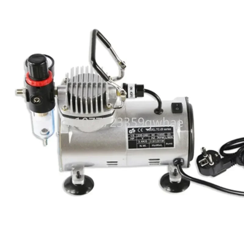 23-25 L/min 1/5Hp small air brush compressor small vacuum pump airtight  pump TC-20B 220V