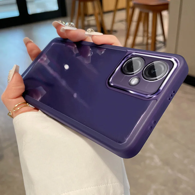 Shockproof Clear Matte Frame Phone Case For Redmi 9i 12 12C A1 Plus 9C 9T 10C 10A 9AT 8A 8 9A Sport 9 A2 Lens Protect_voghion.com
