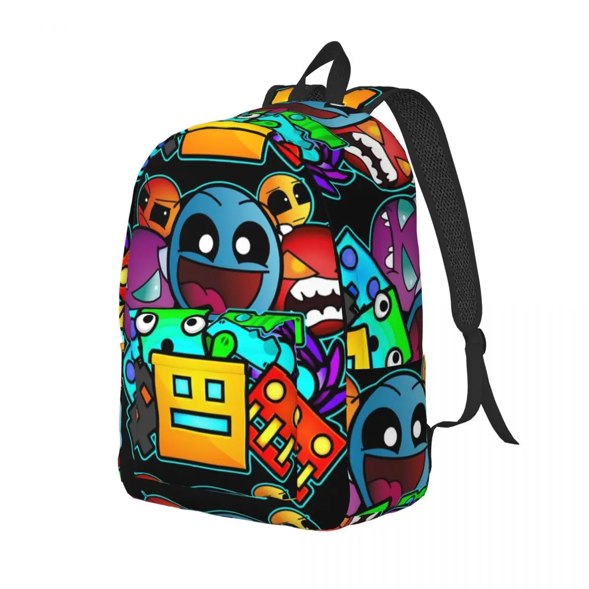 Geometry Cube Gaming Dash Old School Backpack Elementary High College School Student Bookbag Men Women Daypack Gift children backpack students backpack