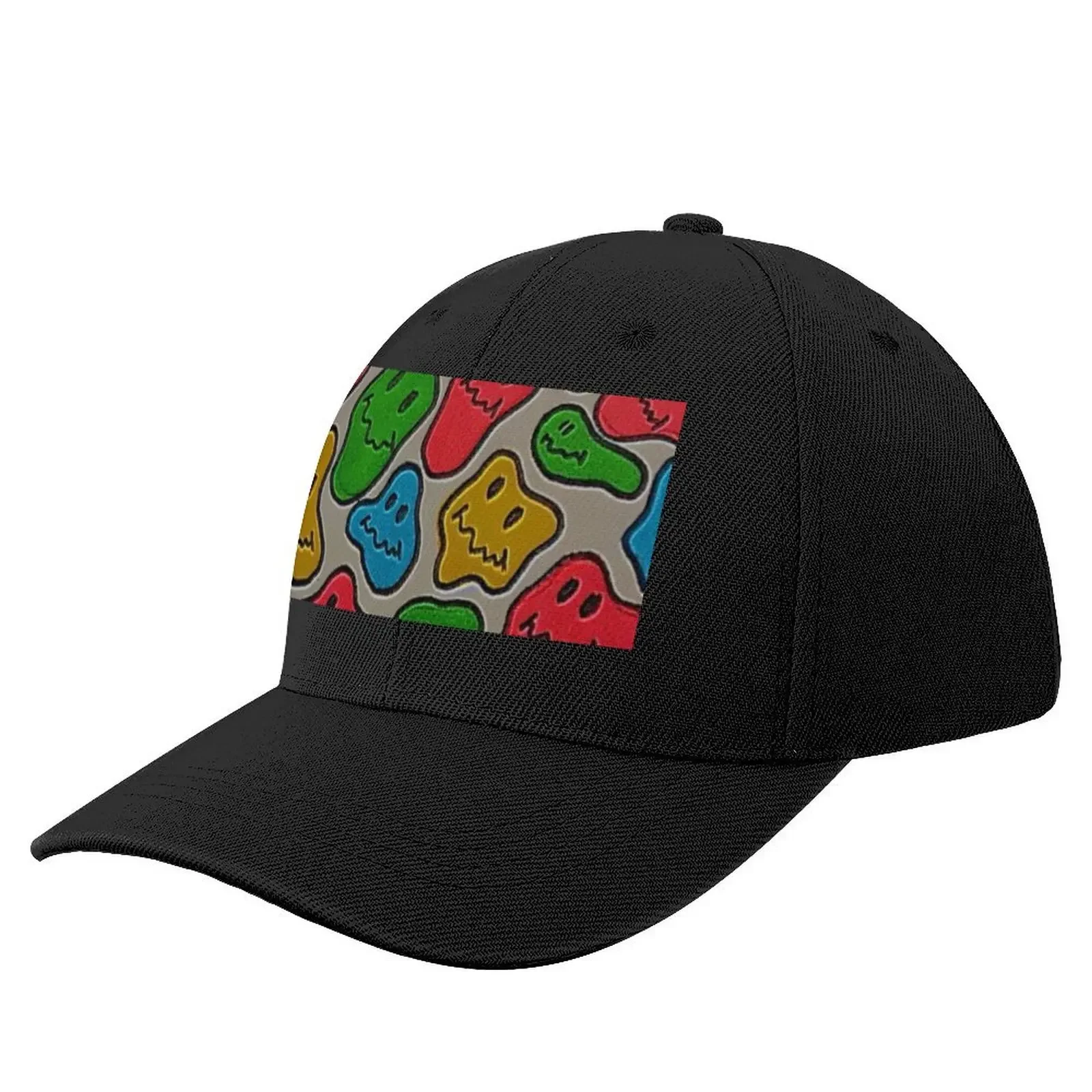 

SMILE MELTED PATTERN Baseball Cap party Hat Anime Hat funny hat Sun For Children Women's Golf Wear Men's