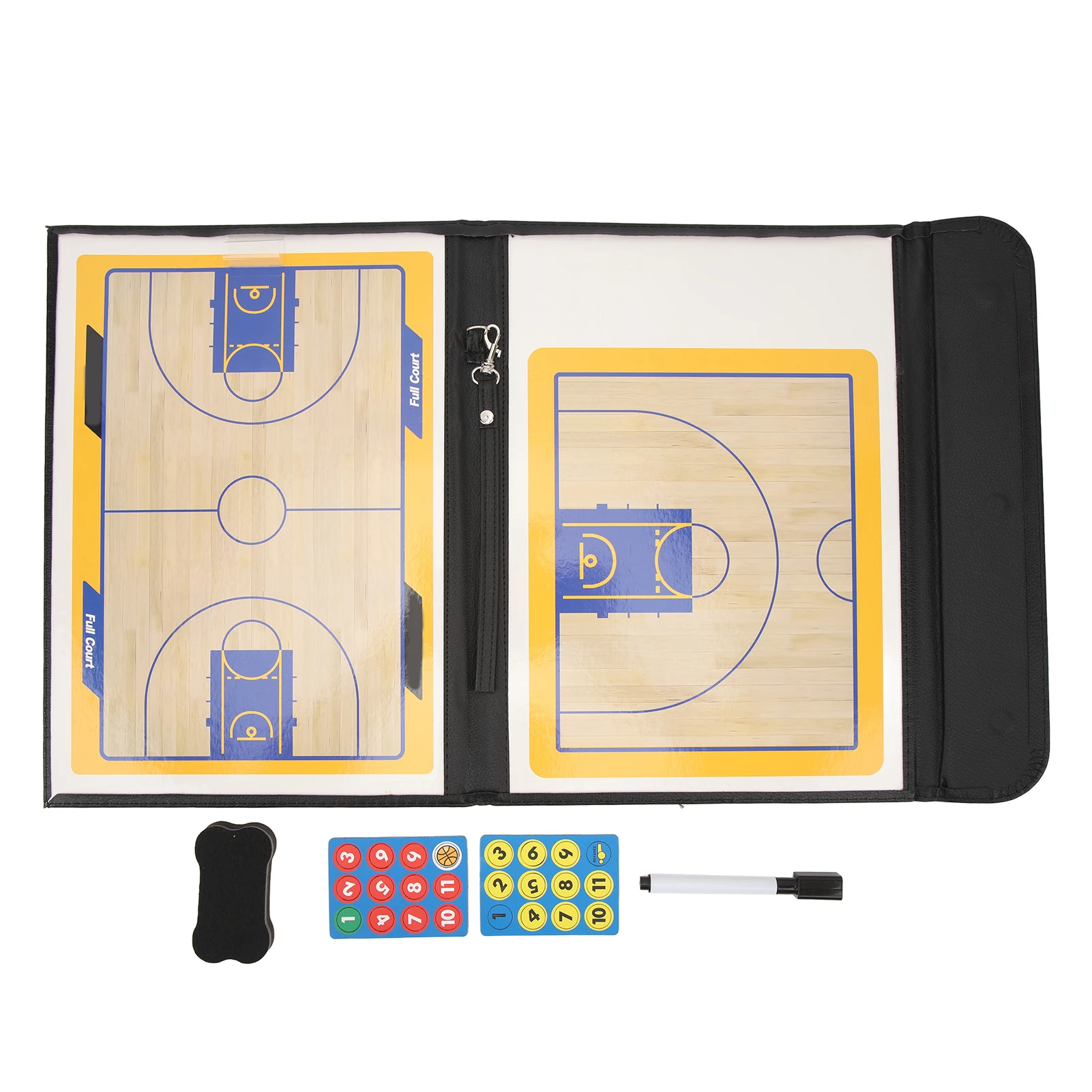 Description Picture 2 of itemBasketball Tactical Board Training and Coaching Strategy Development Portable & Foldable Design for Seamless
