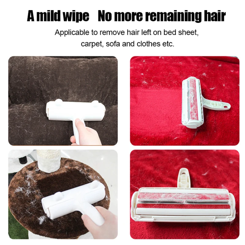 Household hair remover pet dog hair suction stick cleaning carpet removal brush