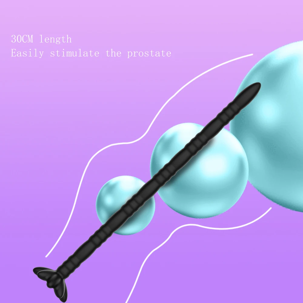 Silicone Urethral Sound Beads Penis Plug Urinary Dilator Urethra Masturbation Rod Sex Toy Bladder Stimulation for Men