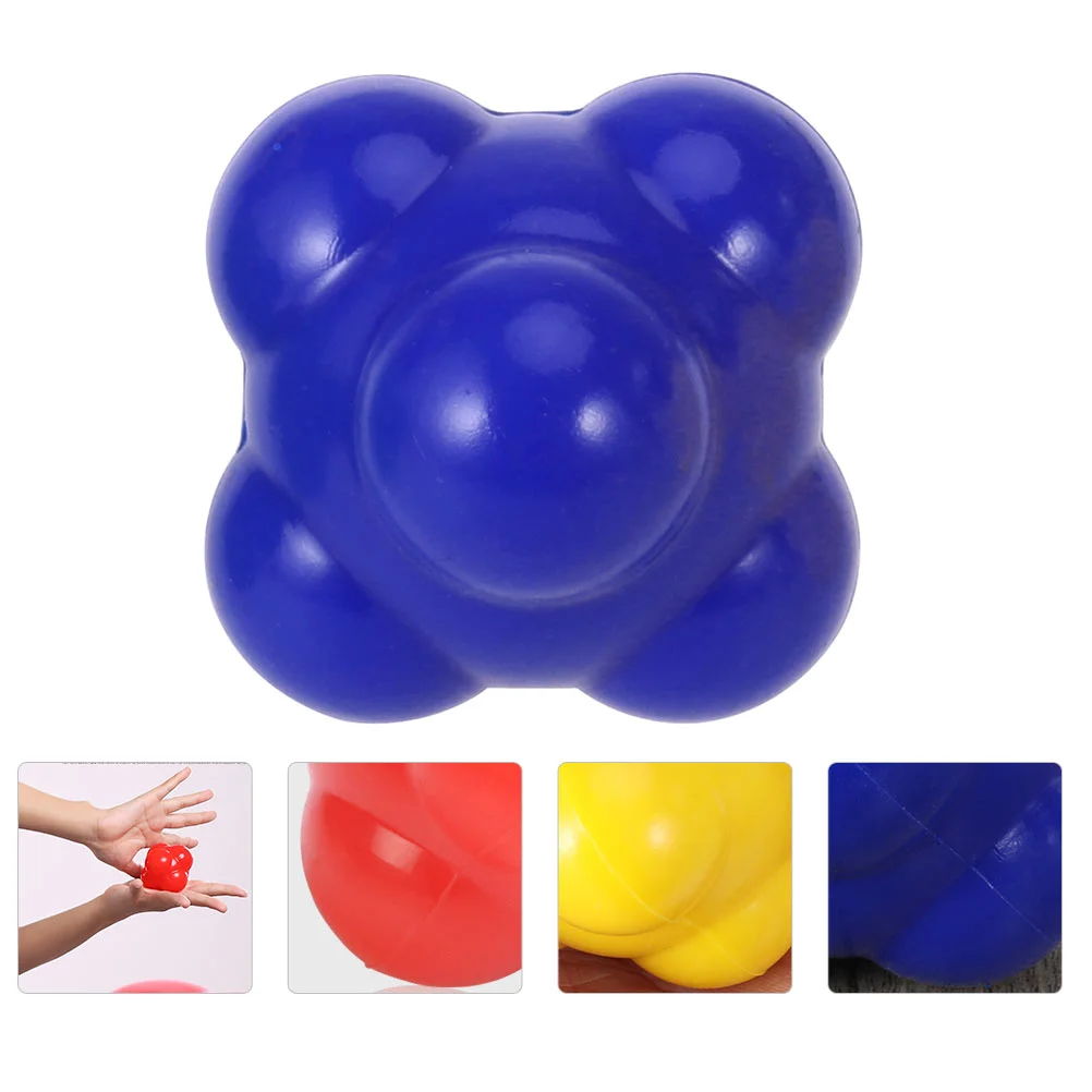 

Hexagonal Training Ball Agility Interactive Toy Sports Agile Equipment Silica Gel Reaction Durable Fitness