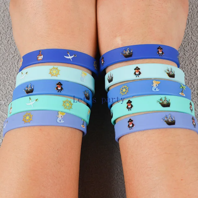 Portachiavi Pirata In Silicone - 30 Pezzi Per Feste Bambini, Bomboniere - Foto 2