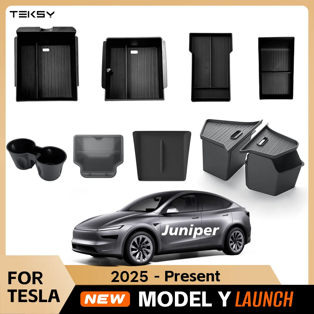 for Tesla New Model Y Juniper Launch 2025 Console & Armrest & Rear ...